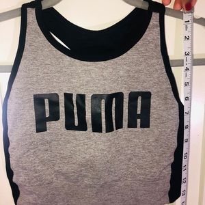 Grey Puma Sports Bra